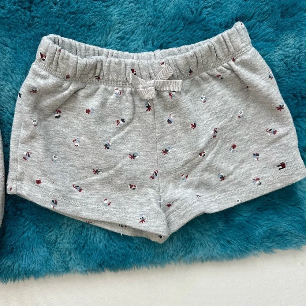 Tommy Hilfiger Kids Gray Shorts Set Size 6 Girls